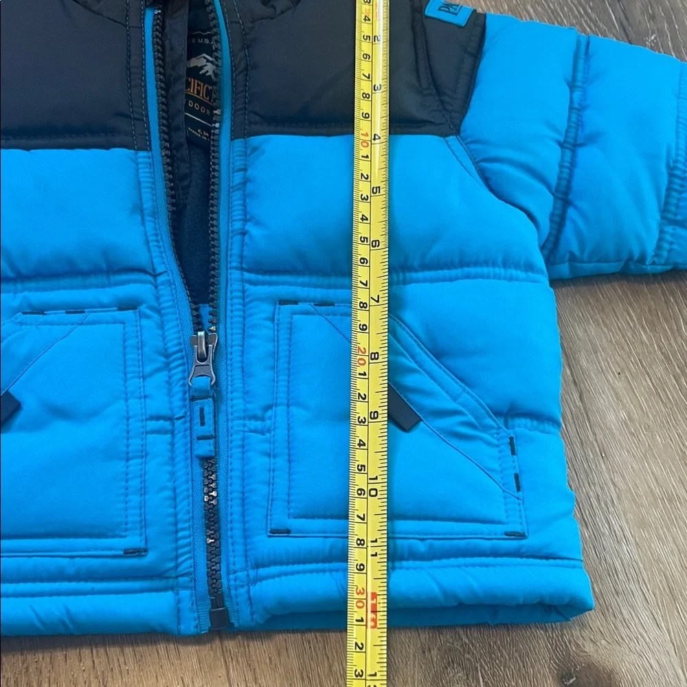 Pacific Trail Blue and Black Kids' Winter Jacket and Snow Pants Set 6 mth